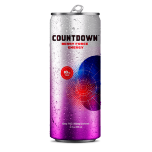 COUNTDOWN Energy Berry Force 10mg THC + 100mg Caffeine