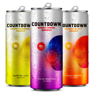 COUNTDOWN Energy Launch Pack - 10MG THC & 100mg Caffeine