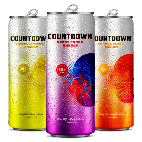 COUNTDOWN Energy Launch Pack - 10MG THC & 100mg Caffeine